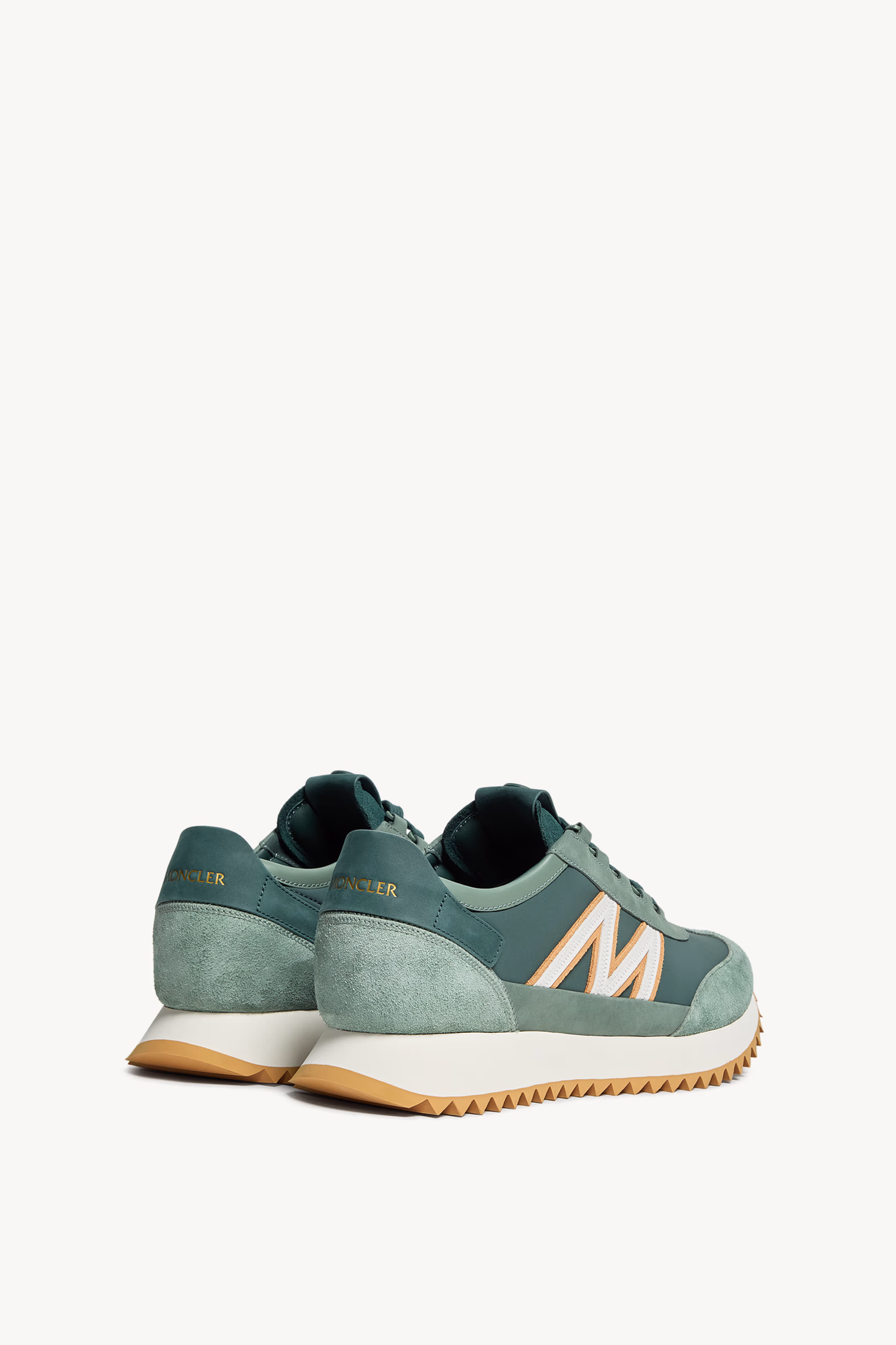 Pacey2 Suede & Nubuck Sneakers Men Green Moncler 5